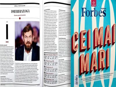 Pentru prima dată, Forbes a lansat o ediție specială dedicată mediului de afaceri din Republica Moldova