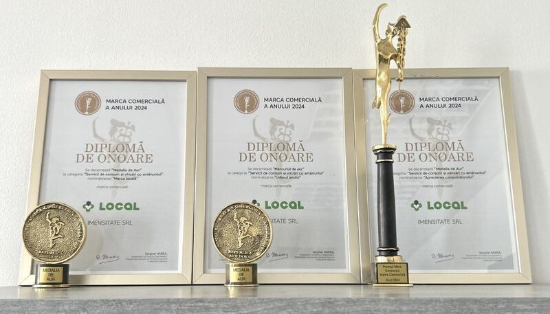 Aur pentru brandurile noastre: Local, Bonmark și Florica, recunoscute la Marca Comercială a Anului 2024