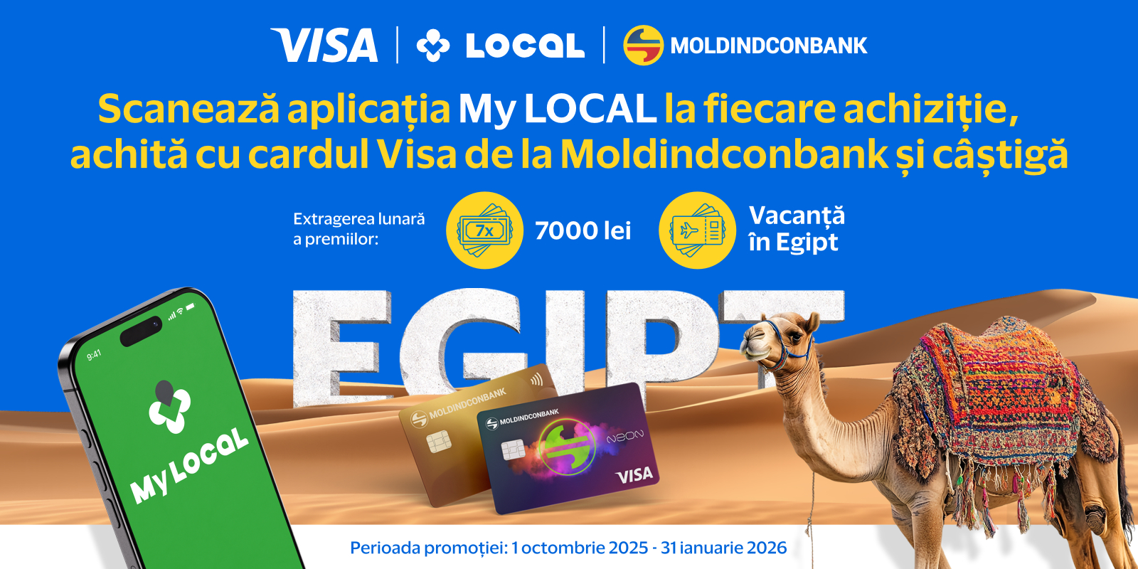 Local, Visa și Moldindconbank transformă cumpărăturile în aventuri și premii de neuitat!