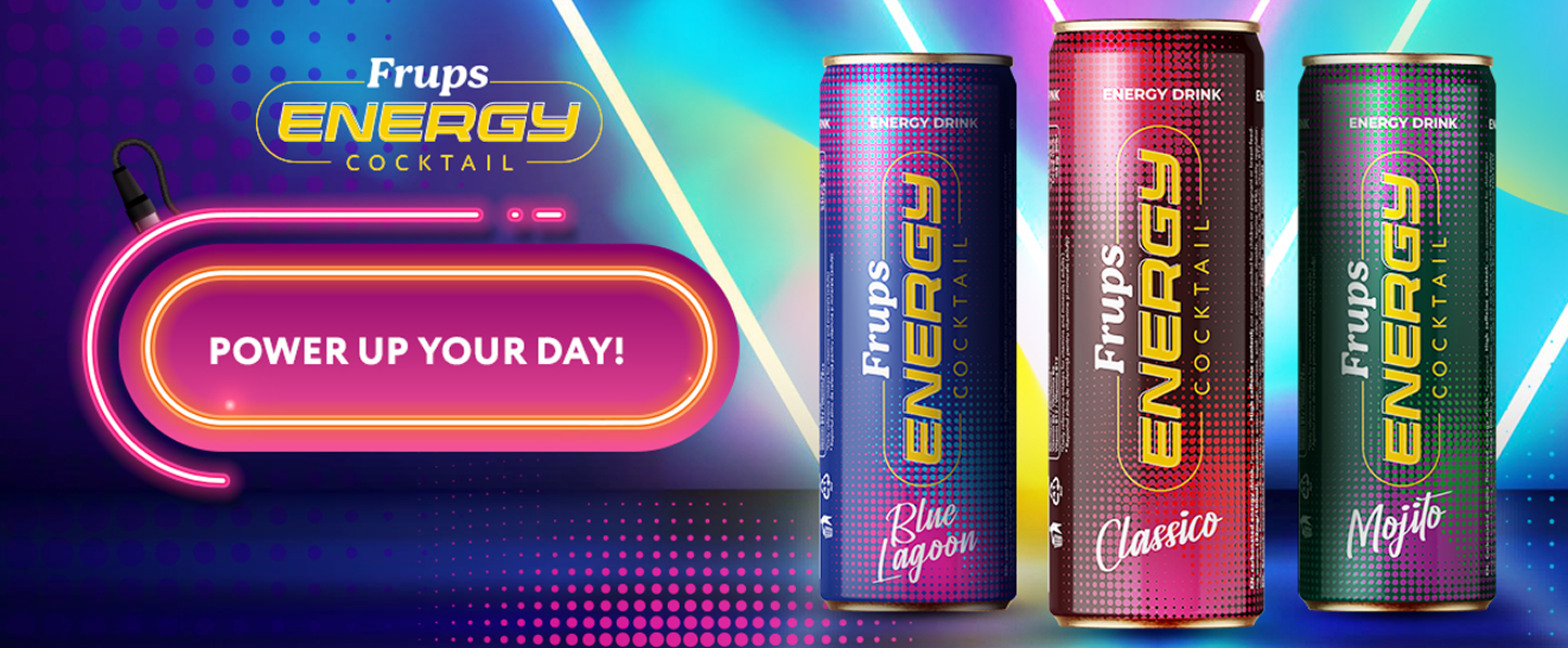 Frups Energy Cocktail – Energia ta, stilul tău de viața!