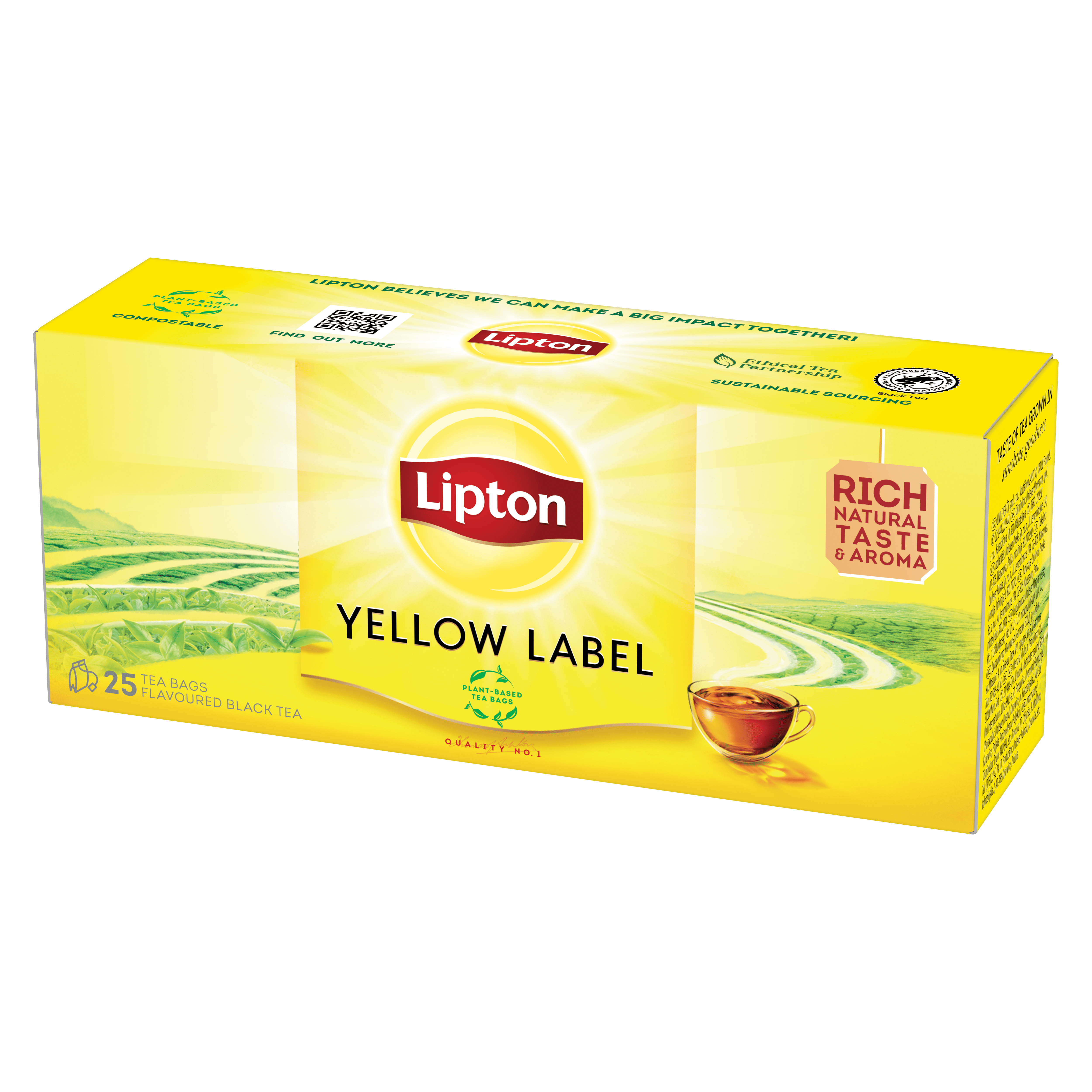 Ceai negru Yellow Label Clasic 25pac*2g